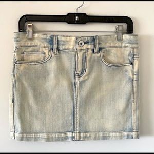 NWT Calvin Klein Jeans Denim Miniskirt